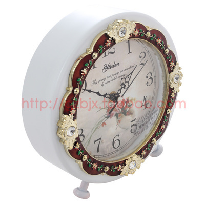 木制座鐘LS330064——?dú)W式田園風(fēng)創(chuàng)意時(shí)鐘的優(yōu)雅魅力